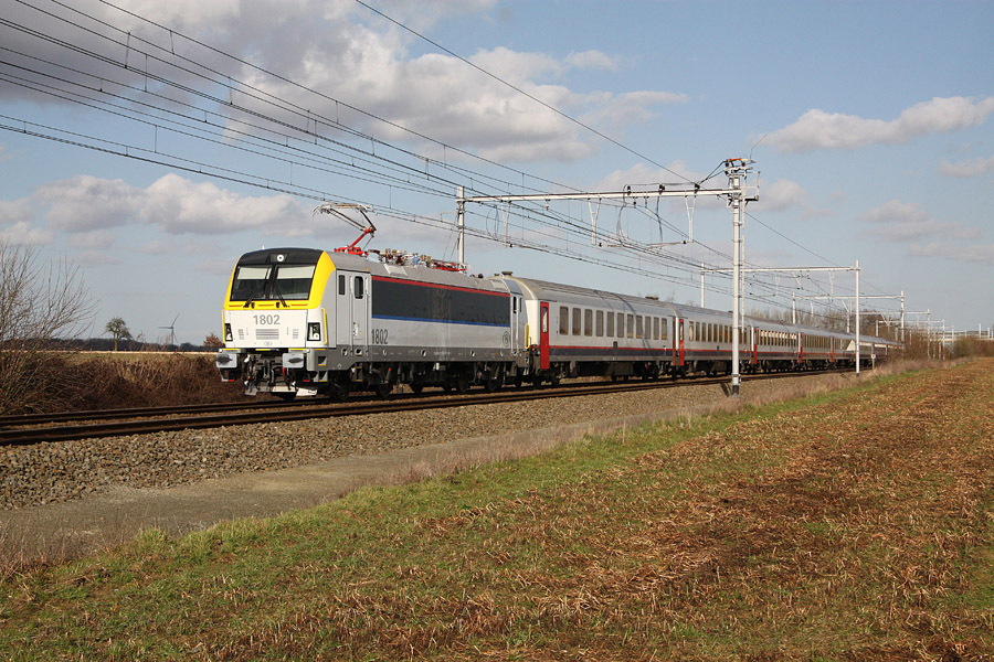Du 6 au 10 mars 2009, la 1802, premi&egrave;re locomotive de type Eurosprinter ES60U3 livr&eacute;e &agrave; la SNCB, a &eacute;t&eacute; soumise &agrave; des essais de compatibilit&eacute; &eacute;lectromagn&eacute;tique avec les installations fixes sur le site du Bois du Coucou pr&egrave;s de la ville d'Ath.