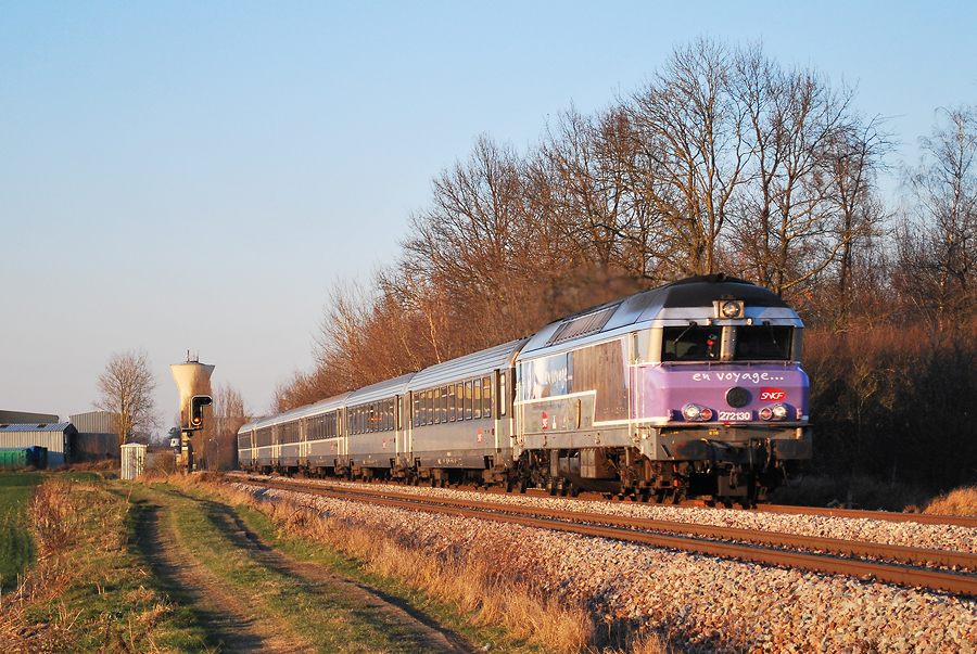 La CC 72130 assure l'Intercités 1747, dont le terminus est ramené à Belfort depuis la mise en service de la LGV Rhin-Rhône.