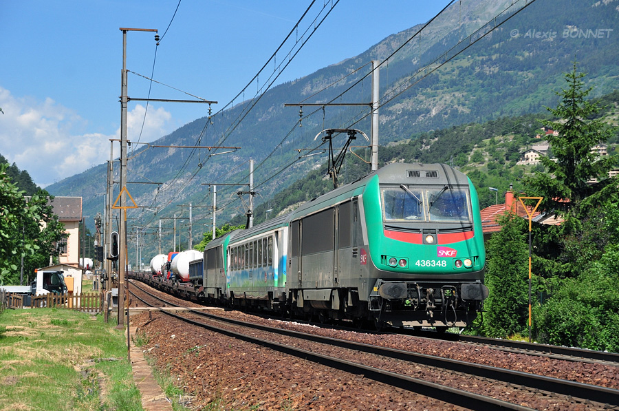 L'Autoroute Ferroviaire Alpine &agrave; destination de l'Italie passe au Freney juste avant d'arriver &agrave; Modane.