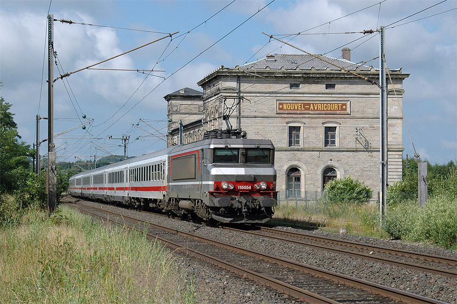 Passage &agrave; Nouvel-Avricourt de l'EuroCity 65 Paris-Est - M&uuml;nchen Hbf.