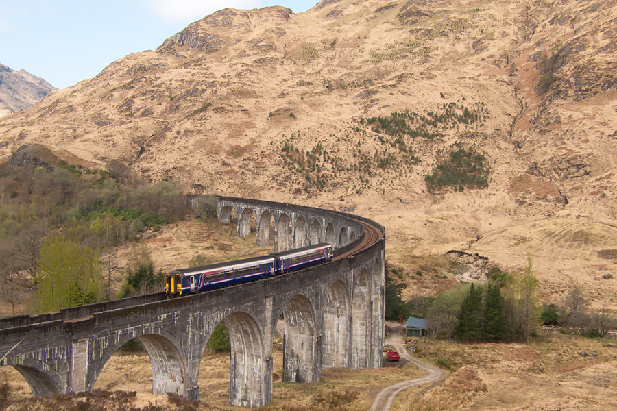 Class 156453 on train SR061001 Mallaig - Glasgow Queen Street.
